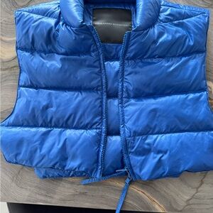 Ermanno Scervino Blue Puffer Vest